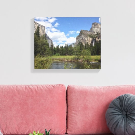 Yosemite Valley 2013 Canvas Afdruk (Insitu (Woonkamer))