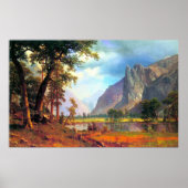 Yosemite Valley 2 van Bierstadt Poster (Voorkant)