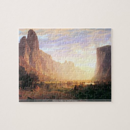 Yosemite Valley 3 van Albert Bierstadt puzzle Legpuzzel (Horizontaal)