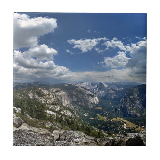 Yosemite Valley and Half Dome from Eagle Peak Tegeltje (Voorkant)