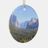 Yosemite Valley, Bridalveil-Herfsten, Half Dome, C Keramisch Ornament (Rechts)