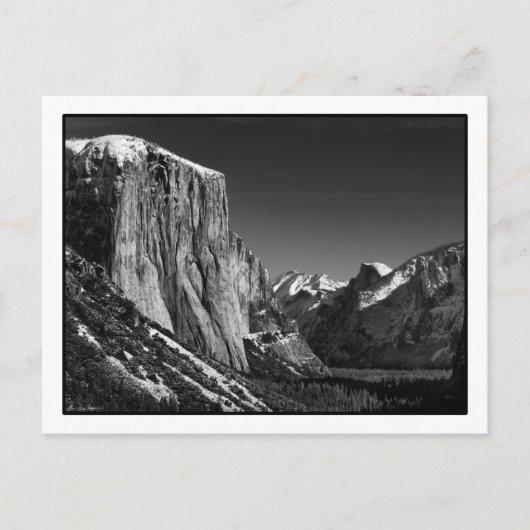 Yosemite Valley Briefkaart (Voorkant)