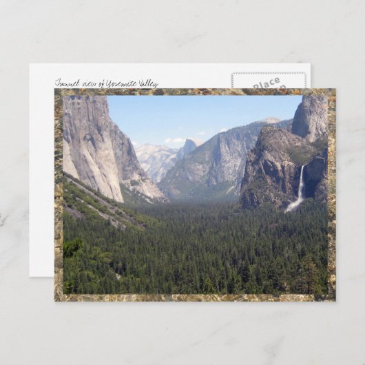 Yosemite Valley Briefkaart (Voorkant / Achterkant)