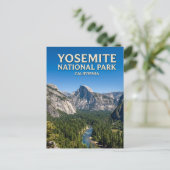 Yosemite Valley Briefkaart (Staand voorkant)