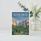 Yosemite Valley Briefkaart (Staand voorkant)