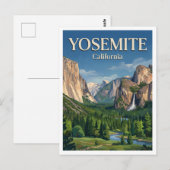 Yosemite Valley Briefkaart (Voorkant / Achterkant)