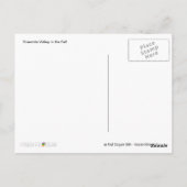 Yosemite Valley Briefkaart (Achterkant)