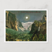 Yosemite Valley by Moonlight 1910s Briefkaart (Voorkant)