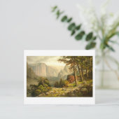 Yosemite Valley California van Mariposa Trail Briefkaart (Staand voorkant)