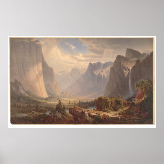 Yosemite Valley, Californië (0710A) Poster (Voorkant)