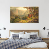 Yosemite Valley Californië 1887 Canvas Afdruk (Insitu (Slaapkamer))
