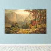 Yosemite Valley Californië 1887 Canvas Afdruk (Insitu (Houten vloer))