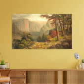 Yosemite Valley Californië 1887 Canvas Afdruk (Insitu (Woonkamer))