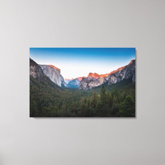 Yosemite Valley, Californië Canvas Afdruk (Voorkant)