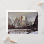 Yosemite Valley, Californië (Cathedral Rock) Kaart (Voorkant / Achterkant in situ)