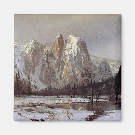 Yosemite Valley, Californië (Cathedral Rock) Magneet (Voorkant)