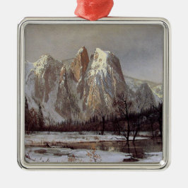 Yosemite Valley, Californië (Cathedral Rock) Metalen Ornament