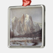 Yosemite Valley, Californië (Cathedral Rock) Metalen Ornament (Links)
