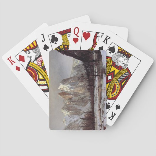 Yosemite Valley, Californië (Cathedral Rock) Pokerkaarten (Achterkant)