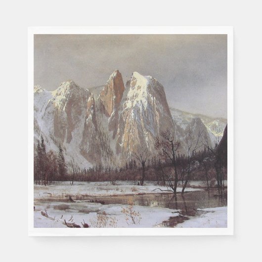 Yosemite Valley, Californië (Cathedral Rock) Servet (Voorkant)