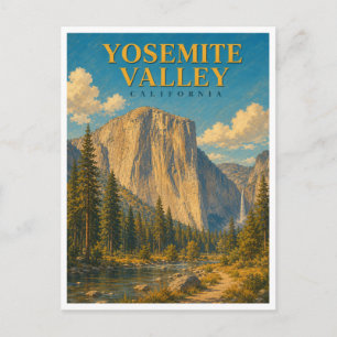 Yosemite Valley Californië El Capitan GeoSaga Briefkaart