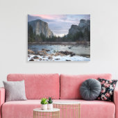 Yosemite Valley Canvas Afdruk (Insitu (Woonkamer))