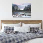 Yosemite Valley Canvas Afdruk (Insitu (Slaapkamer))