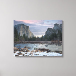 Yosemite Valley Canvas Afdruk