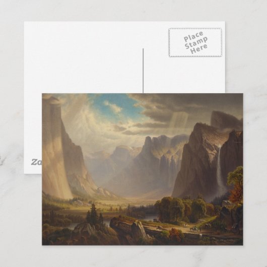 Yosemite Valley door Thomas Hill Briefkaart (Voorkant / Achterkant)