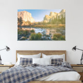 Yosemite Valley Evening Canvas Afdruk (Insitu (Slaapkamer))