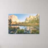Yosemite Valley Evening Canvas Afdruk (Voorkant)
