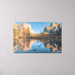 Yosemite Valley Evening Canvas Afdruk