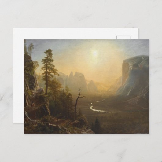 Yosemite Valley, Glacier Point Trail Briefkaart (Voorkant / Achterkant)