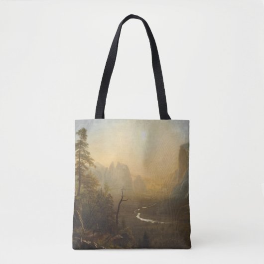 Yosemite Valley, Glacier Point Trail Tote Bag (Voorkant)
