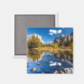 Yosemite Valley in Herfst Magneet (Voorkant / Achterkant)