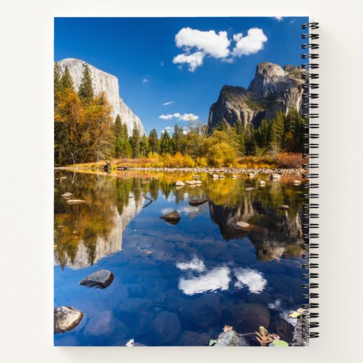 Yosemite Valley in Herfst Notitieboek (Achterkant)