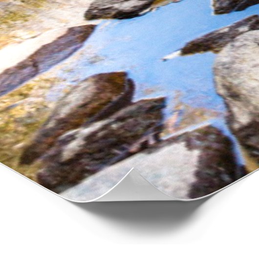 Yosemite Valley in Herfst Poster (Hoek)