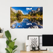 Yosemite Valley in Herfst Poster (Thuiskantoor)