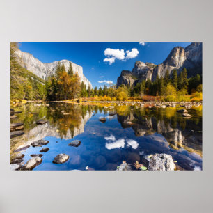 Yosemite Valley in Herfst Poster