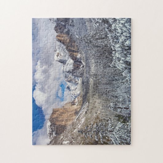 Yosemite Valley in sneeuw Legpuzzel (Verticaal)