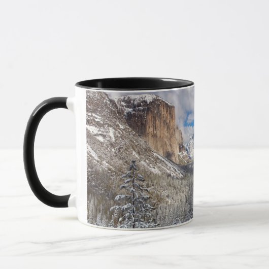 Yosemite Valley in sneeuw Mok (Links)