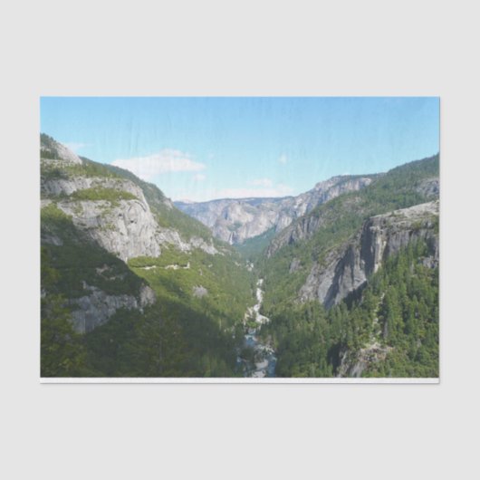 Yosemite Valley in Yosemite National Park Tissuepapier (Voorkant)