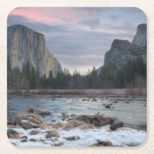 Yosemite Valley Kartonnen Onderzetters