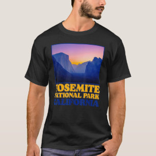 Yosemite Valley National Park Photo Retro T-shirt