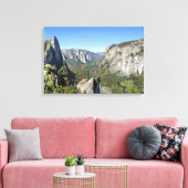 Yosemite Valley Panorama 2 - Yosemite Canvas Afdruk (Insitu (Woonkamer))