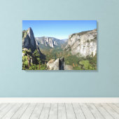 Yosemite Valley Panorama 2 - Yosemite Canvas Afdruk (Insitu (Houten vloer))