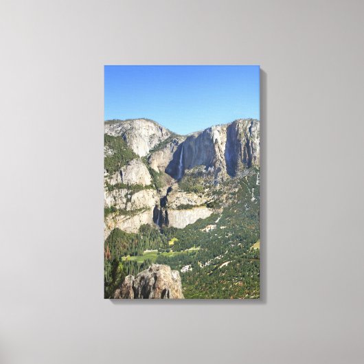 Yosemite Valley Panorama 3 - Yosemite Canvas Afdruk (Voorkant)