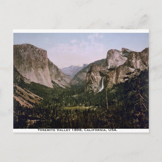 Yosemite Valley panorama,  Californië Briefkaart (Voorkant)