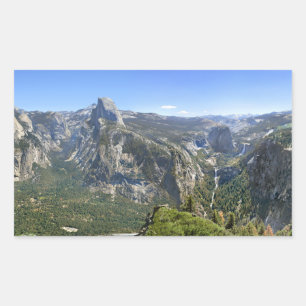 Yosemite Valley Panorama - Yosemite Rechthoekige Sticker