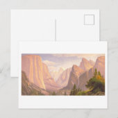Yosemite Valley  Prang Lithograph Briefkaart (Voorkant / Achterkant)